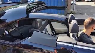 VW EOS  Convertible Folding Roof Operation [upl. by Yesdnyl550]