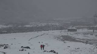 Makalu Base Camp Trek YANGLE KHARKA SNOWFALL [upl. by Jordana]