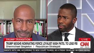 Van Jones and Shermichael Singleton spar over Kash Patel [upl. by Ekenna]