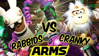 ABM Rabbid Pranks Cranky  Cranky Kong Vs Rabbid  ARMS Gameplay HD [upl. by Lowis568]