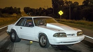 1200hp TT Fox Body DOMINATES the streets [upl. by Bilski]