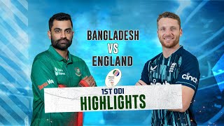 Bangladesh vs England Highlights  1st ODI  England tour of Bangladesh 2023 [upl. by Nahtan421]