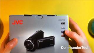 JVC HD Flash Camcorder GZHM30 Unboxing [upl. by Danyette]