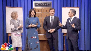 Pictionary with Shailene Woodley Eugene Levy and Catherine OHara [upl. by Renick512]