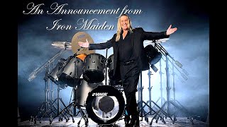 An Announcement from Iron Maiden  Declared Retirement  Iron Maiden Drummer Nicko Mcbrain  Updates [upl. by Nelleyram]