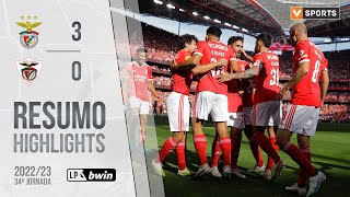 Highlights  Resumo Benfica 30 Santa Clara Liga 2223 34 [upl. by Fusco963]