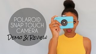 POLAROID SNAP TOUCH CAMERA  PRODUCT DEMO amp REVIEW [upl. by Eshman]