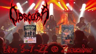 OBSCURA Live  Zanzabar FULL CONCERT 3722 A Valediction North American 2022 Louisville KY 60fps [upl. by Aerdnael]