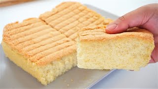 3 Ingredients SPONGE CAKE [upl. by Akirdnuhs]