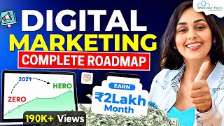 Digital Marketing Roadmap 2024 FASTEST Way to Learn Digital Marketing amp Get Job Full Guide [upl. by Barbara]