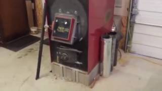 Off Grid Living  Hot Blast Wood Stove Modifications [upl. by Lahsiv]