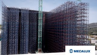 How to build an automated cladrack warehouse Timelapse  Interlake Mecalux [upl. by Zildjian579]