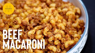 Beef Macaroni Recipe  Quick Dinner Idea  Menu By Mariam [upl. by Hedaza]