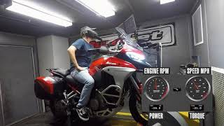 2021 Ducati Multistrada V4 S Dyno Test [upl. by Nylodam]