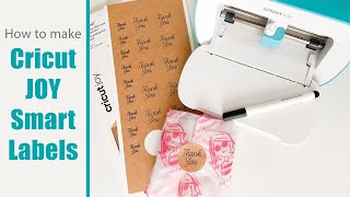 How to Make Labels with the Cricut Joy [upl. by Aihsekel622]