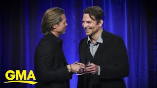 Brad Pitt reveals how Bradley Cooper led him to sobriety l GMA [upl. by Atnoved381]