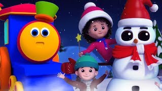 Bob il treno  pupazzo di neve di Natale  canzoni di Natale per i bambini  Bob Christmas Snowman [upl. by Rehpotsirc]