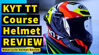 KYT TT Course Motorcycle Helmet Review  Part 2 [upl. by Joelle]