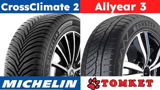 Premium vs Budget All Season tires Michelin CrossClimate 2 vs Tomket Allyear 3 [upl. by Nylg]