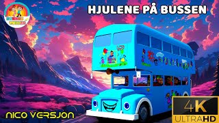 Hjulene på bussen NY Versjon  Norske Barnesanger l barnesanger på norsk [upl. by Kraus796]