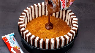 Kinder Milk cake without baking It has conquered the Internet [upl. by Strawn825]