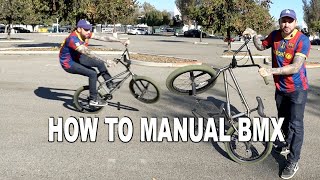 BMX Racing Skills Tech Tip Tuesday How to manual your BMX bike [upl. by Hurlow]