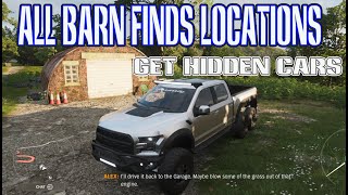 Forza Horizon 4 All Barn Finds Locations  Get Hidden Cars [upl. by Yentirb930]