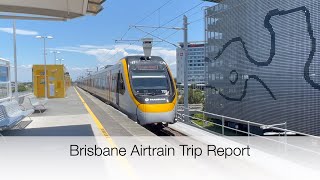 TRIP REPORT Brisbane Airtrain Domestic Terminal to Roma Street [upl. by Attela566]