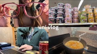 commuter uni student vlog🚗grocery shopping buldak noodles melon soda timelapse studying [upl. by Isnam]