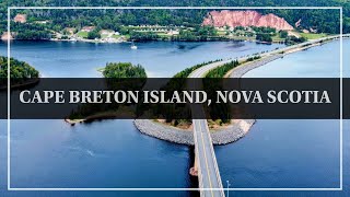 Cape Breton Island Nova Scotia 4K Drone [upl. by Brunhilde]