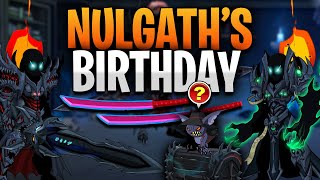 Eternal Flames CC Taro Manslayers Nulgaths Birthday 2022 Master of the Underword AQW [upl. by Annazor]