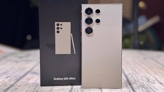 Samsung Galaxy S24 Ultra  Unboxing and First Impressions [upl. by Akanke]