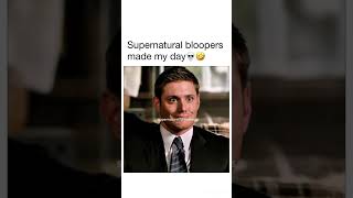 I love their supernatural bloopers I can’t stop laughing [upl. by Henson494]