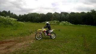 Crossen met broer op de Tomos 6570cc en een Suzuki 250cc [upl. by Bevash]