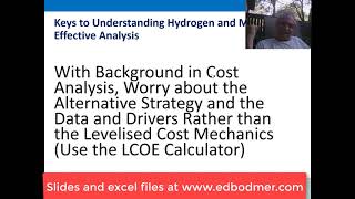 Hydrogen Analysis and Misconceptions with some Excel [upl. by Akinot]