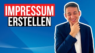 Impressum erstellen Für Deinen Blog Webseite amp WordPress [upl. by Medea178]