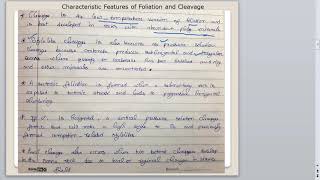 Geology Foliation and Cleavage Structural Geology [upl. by Maxy]