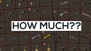 HOW MUCH does EVERY Strange Weapon Cost in TF2 [upl. by Dominic292]