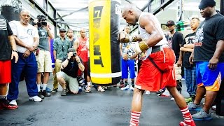 Floyd Mayweather Open Workout  Wednesday August 26 [upl. by Namron39]