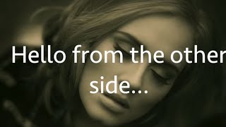 Adele Hello Official lyric music video [upl. by Balliett929]