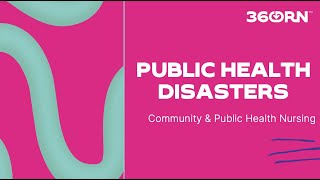 Disaster Preparedness and Management I Community and Public Health Nursing [upl. by Rehpoitsirhc]