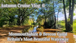 BRITAINS MOST BEAUTIFUL CANAL THE MONMOUTHSHIRE amp BRECON IN AUTUMN EPISODE6 narrowboats canals [upl. by Bradway]