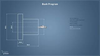 Lets write GCode  Programming a CNC Lathe to make a bush  part 3 point to point centre drilling [upl. by Sheppard]