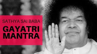 Gayatri Mantra 108  Sathya Sai Baba Without music [upl. by Niran637]