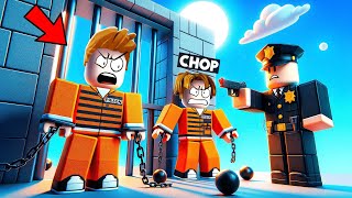 ROBLOX CHOP AND FROSTY ESCAPE THE SECRET PRISON [upl. by Ettezus]