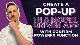 How to Create a Pop Up in a Model Driven App with the Confirm PowerFX function [upl. by Novit]