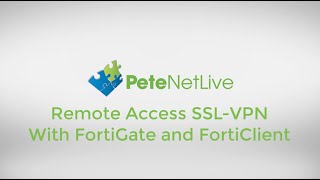 FortiGate SSL VPN With ADLDAPS Authentication [upl. by Peer]