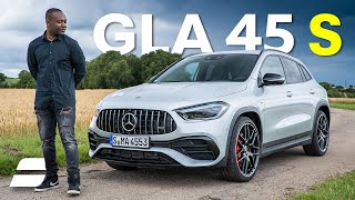 NEW Mercedes GLA 45 S Review An A45 for ADULTS  4K [upl. by Pinette814]