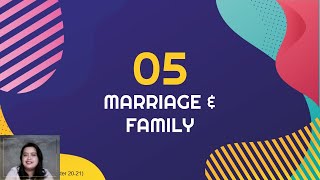 Marriage and Family  Part 5  Understanding the Self [upl. by Hallett]