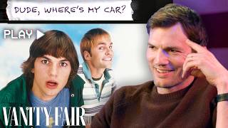 Ashton Kutcher Rewatches That 70s Show Punkd Dude Wheres My Car amp More  Vanity Fair [upl. by Anar]